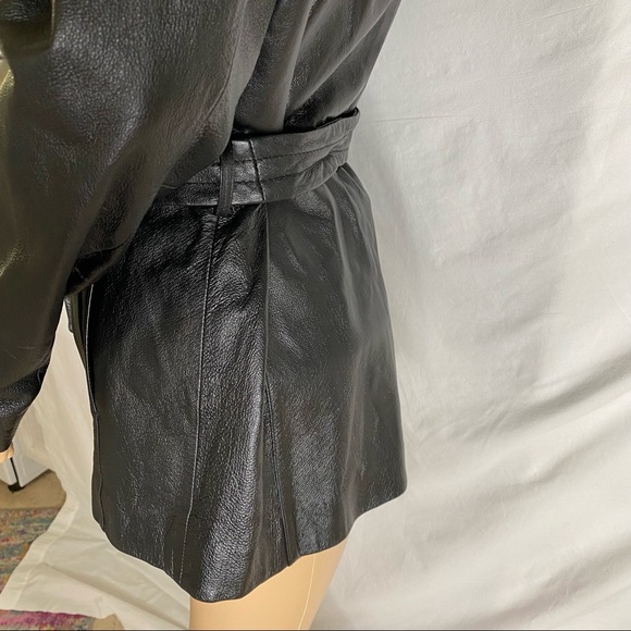 Worthington Leather Jacket petite small with wrap strap - Picture 5 of 7
